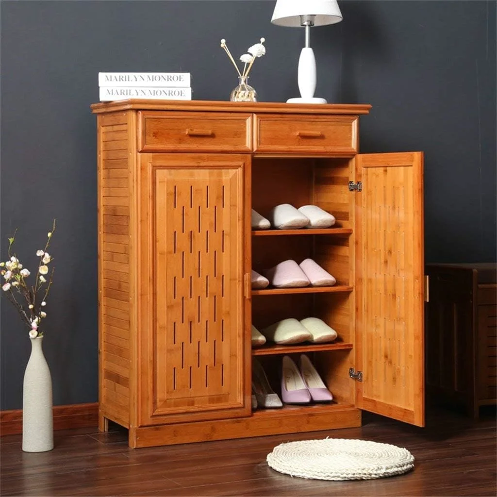 Solid Wood Shoe Rack Simple and Modern Storage Living Room Entrance al Hall Cabinet Shoe Rack