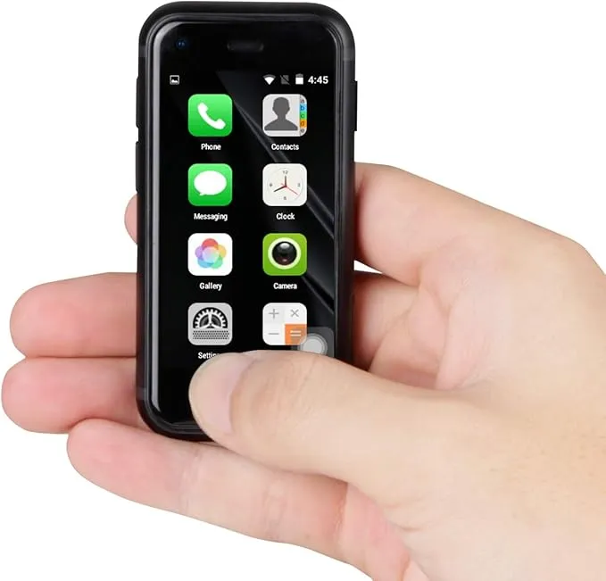 Super Mini 2.5 Inches Android Smart Phone Quad Core 2G+16G 5.0MP Dual SIM High Definition Mini Phones