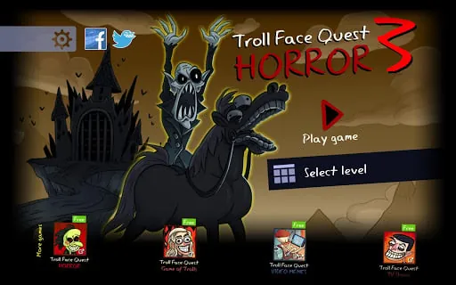 Troll Face Quest: Horror 3 screenshot