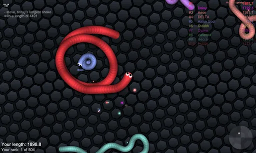 slither.io screenshot