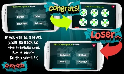 Crazy Quiz screenshot