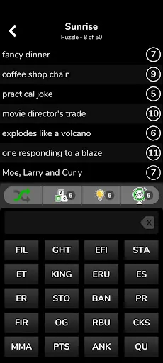 7 Little Words: Word Puzzles screenshot