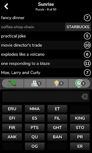 7 Little Words: Word Puzzles screenshot
