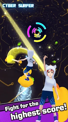 Cyber Surfer: Beat&Skateboard screenshot