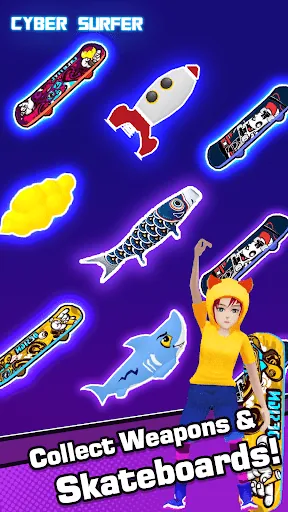 Cyber Surfer: Beat&Skateboard screenshot