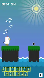 Jumping Chiken Game screenshot