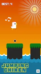 Jumping Chiken Game screenshot