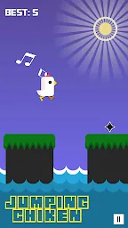 Jumping Chiken Game screenshot
