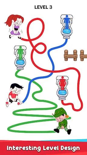 Toilet Rush Race: Draw Puzzle screenshot