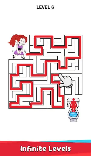 Toilet Rush Race: Draw Puzzle screenshot