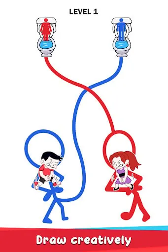 Toilet Rush Race: Draw Puzzle screenshot