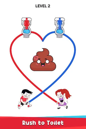 Toilet Rush Race: Draw Puzzle screenshot