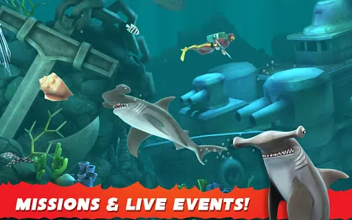 Hungry Shark Evolution screenshot