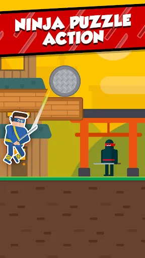 Mr Ninja - Slicey Puzzles screenshot
