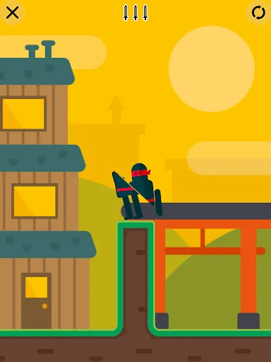 Mr Ninja - Slicey Puzzles screenshot