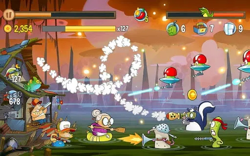 Swamp Attack screenshot