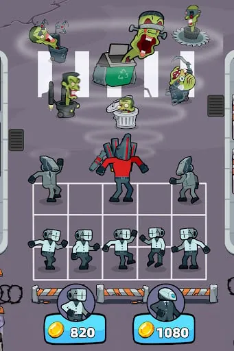 Merge War: Monster vs Cyberman screenshot