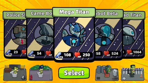 Merge War: Monster vs Cyberman screenshot