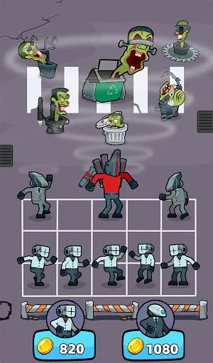 Merge War: Monster vs Cyberman screenshot