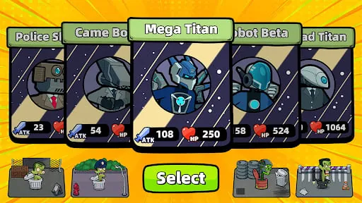 Merge War: Monster vs Cyberman screenshot