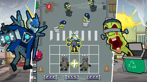 Merge War: Monster vs Cyberman screenshot