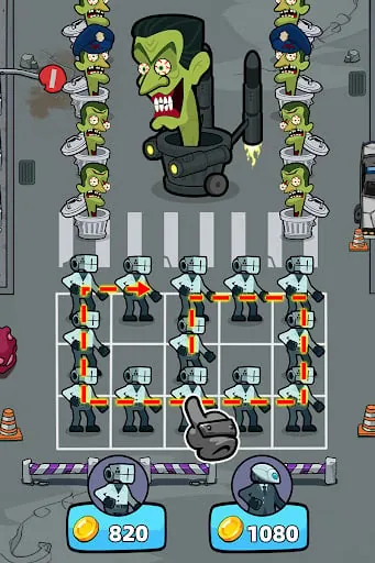 Merge War: Monster vs Cyberman screenshot