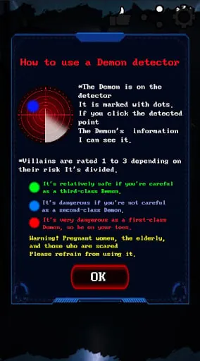 Demon Detector : Ghost Radar screenshot
