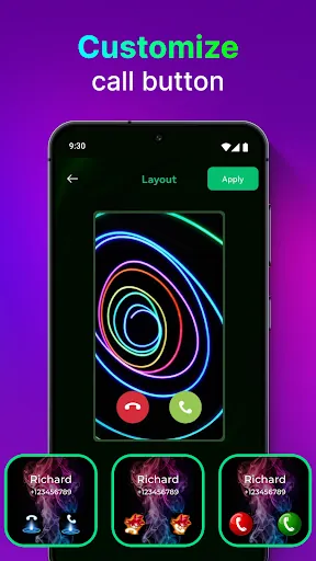 Color Phone: Call Screen Theme screenshot