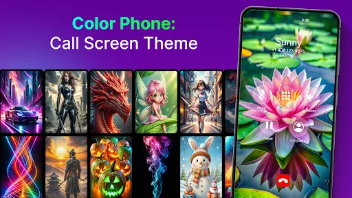 Color Phone: Call Screen Theme screenshot