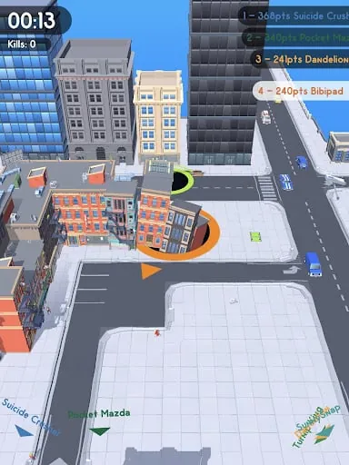 Hole.io screenshot