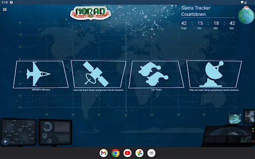 NORAD Tracks Santa screenshot
