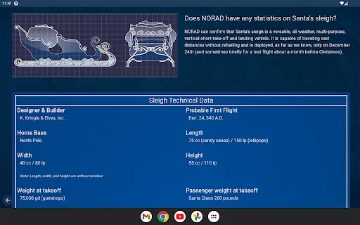 NORAD Tracks Santa screenshot