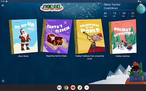 NORAD Tracks Santa screenshot