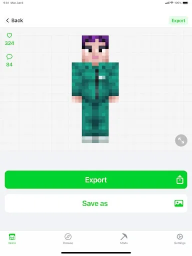 3D Skins Maker for Minecraft screenshot