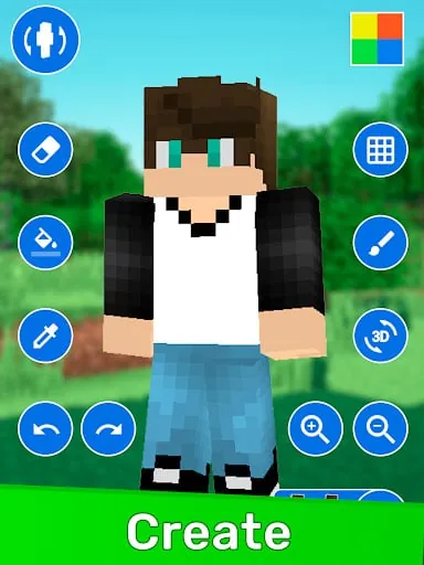 3D Skins Maker for Minecraft screenshot