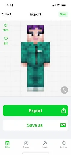 3D Skins Maker for Minecraft screenshot