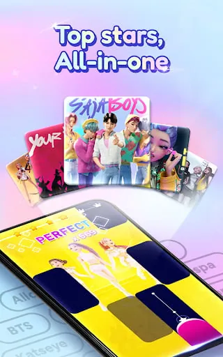 Kpop Tiles: Piano Rhythm Game screenshot