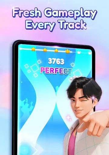 Kpop Tiles: Piano Rhythm Game screenshot