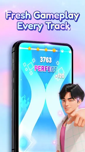 Kpop Tiles: Piano Rhythm Game screenshot