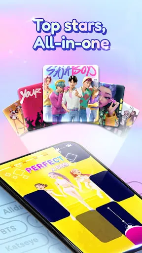 Kpop Tiles: Piano Rhythm Game screenshot