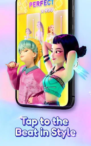 Kpop Tiles: Piano Rhythm Game screenshot