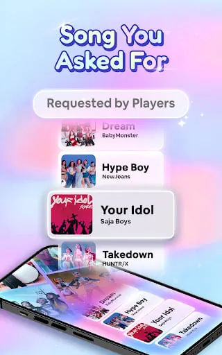 Kpop Tiles: Piano Rhythm Game screenshot