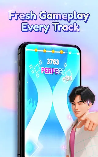 Kpop Tiles: Piano Rhythm Game screenshot